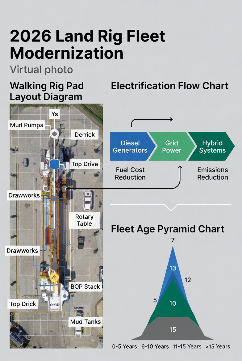 Automated Land Rigs 2026 Land Rig Fleet Modernization: Walking Rigs, Super-Specs, and ...